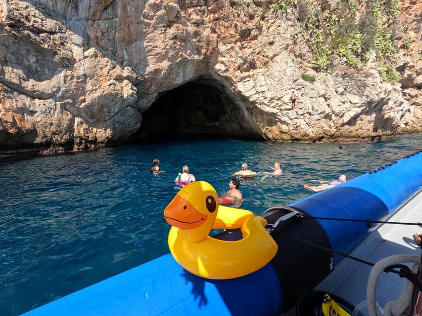 Nice: Mala Caves, Villefranche & Snorkeling Boat Tour - Important Considerations