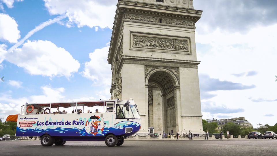 Paris: City and River Seine Tour on an Amphibious Bus - Meeting Point and Policies