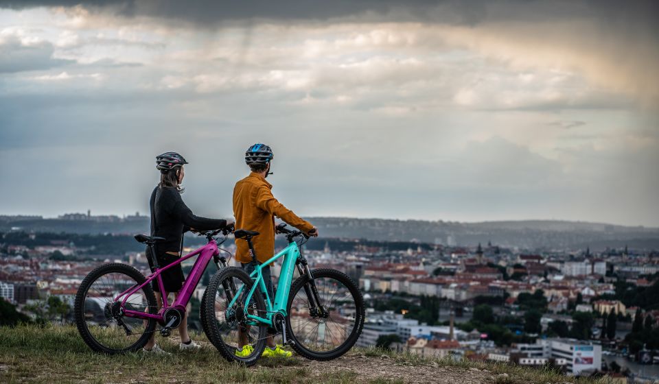 Prague on E-Bike:Explore Greater Downtown Parks & Epic Views - Group Size and Language