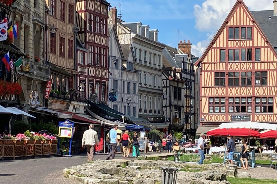 Private Rouen Giverny Honfleur Live Guided Trip by Mercedes - Pickup and Drop-off