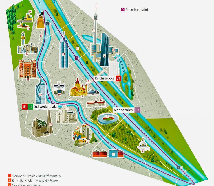 Vienna: Evening Cruise Along The Danube - Route Changes in December