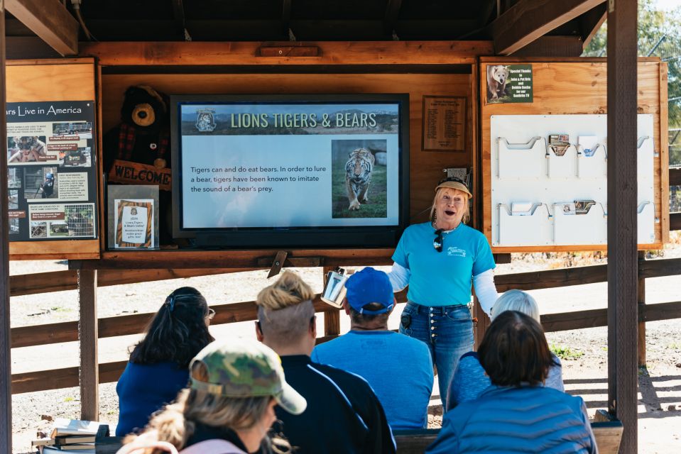 Alpine: Lions Tigers & Bears Animal Sanctuary Guided Visit - Visitor Guidelines