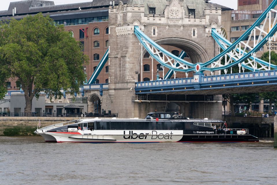 London: Uber Boat by Thames Clippers Single River Ticket - Accessibility