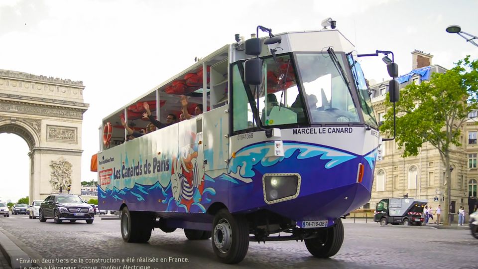 Paris: City and River Seine Tour on an Amphibious Bus - Iconic Monuments and Landmarks