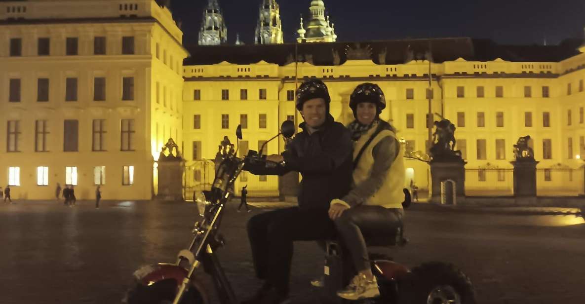 Prague City Sightseeing in Night Trike Tour - Booking and Cancellation