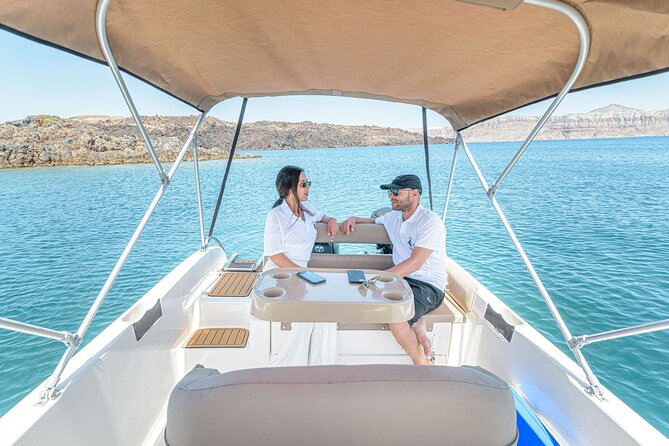 Rent a Boat in Santorini With Free License - Boat Rental Experience