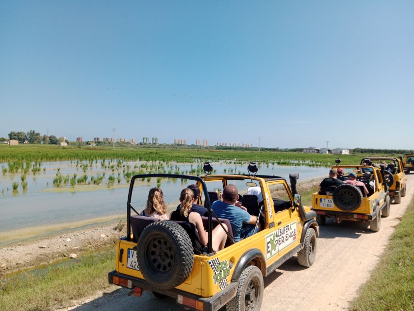 Valencia: Albufera Jeep and Boat Tour - Multilingual Guides