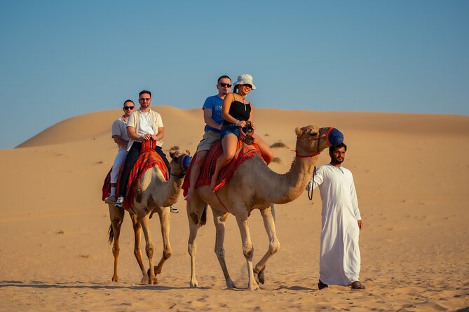 Abu Dhabi Evening Desert Safari - Dune Bashing Camel Ride and BBQ - Key Points