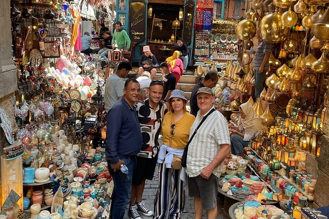 Cairo Shopping Tour Private Papyrus Essential Oils Bazar Cotton - Key Points