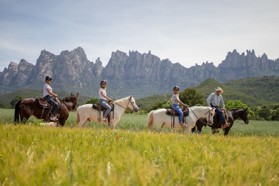 From Barcelona: Half-Day Montserrat & Horse Riding Tour - Key Points