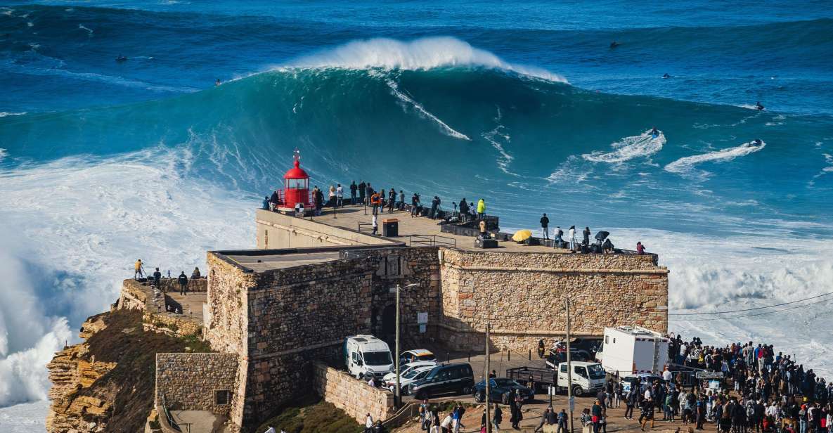 From Lisbon: Big Waves Nazare, Obidos & Batalha - Key Points