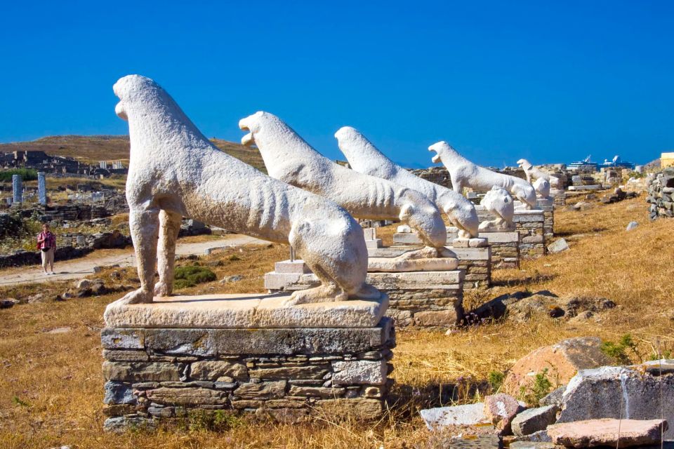 From Mykonos: Delos Archaeological Site Guided Evening Tour - Key Points