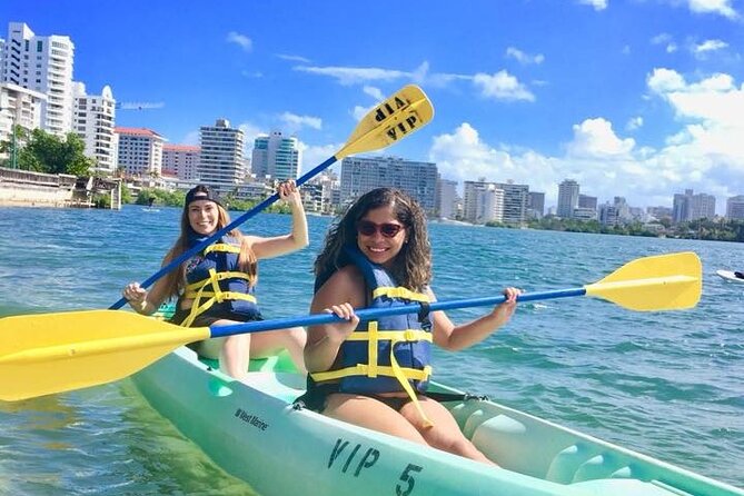 Kayak Rental Equipment at Condado Lagoon - Key Points