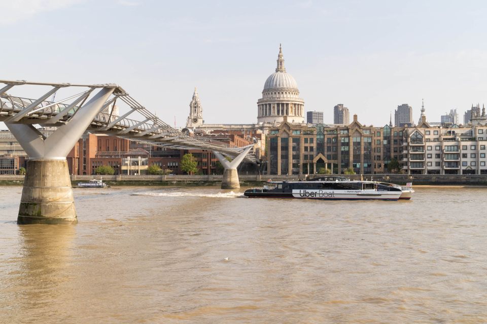 London: Uber Boat by Thames Clippers Single River Ticket - Key Points