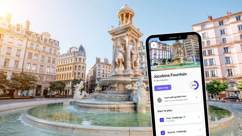 Lyon: City Exploration Game and Tour on Your Phone - Key Points