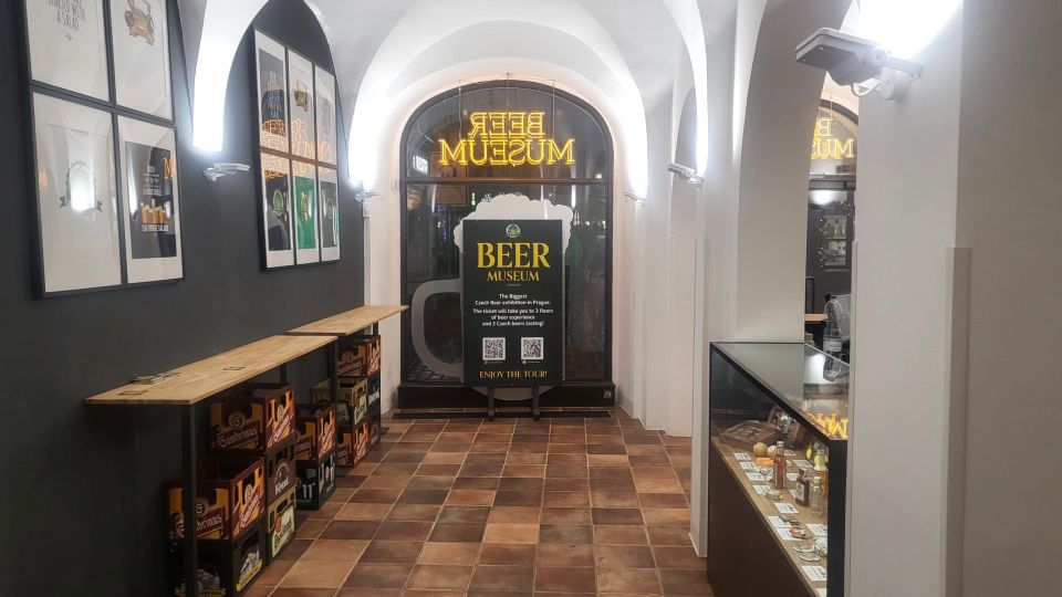 Prague: Beer Museum Entry Ticket With Beer Tasting - Key Points