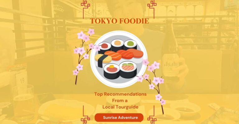 Tokyo: Best Restaurant Recommendations By Local Guide // Pdf About The Food Guide Service