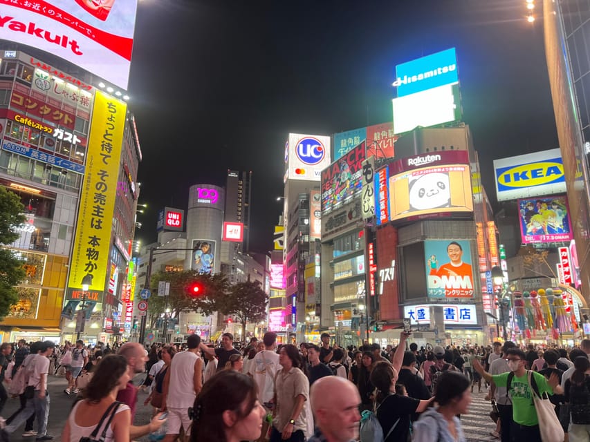 Tokyo: Shibuya Guided Walking Tour at Night - Key Points