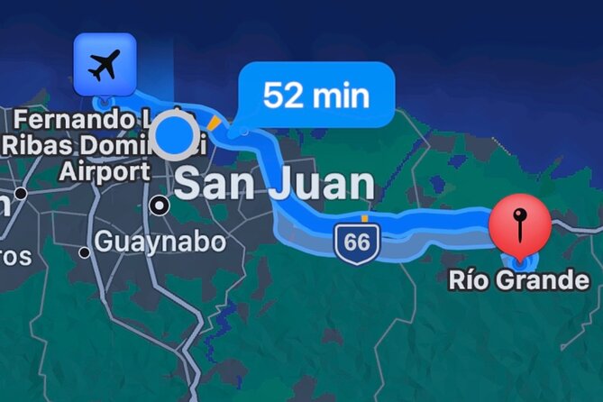 Airport SJU to Rio Grande and Luquillo Hotels and Airbnb Vice Versa One Way Trip - Included Amenities