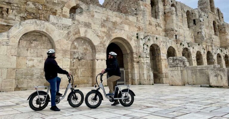 Athens: Traveling In Time Small Group Guided E Bike Tour Tour Overview