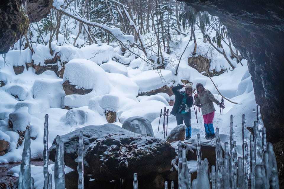 Bamboo Ice Cave Snowshoe Tour Review - Unique Ice Cave Experience