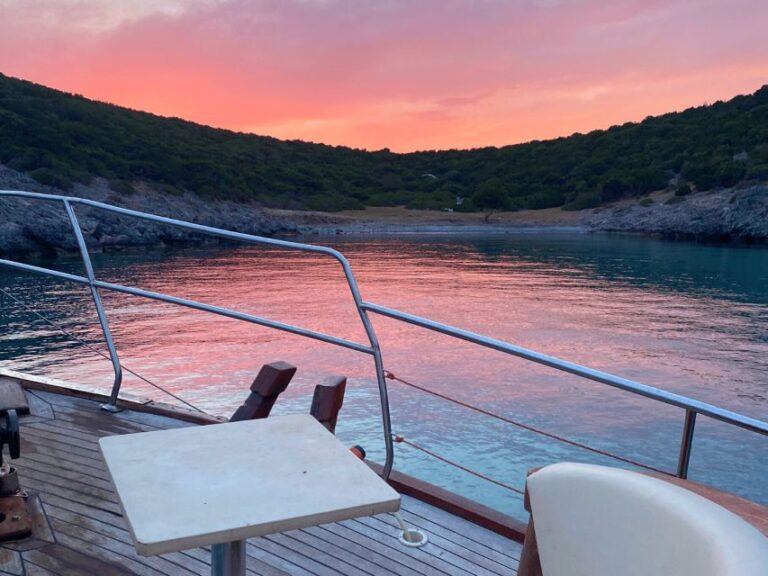 Bodrum Private Boat Tour: Bodrum Private Sunset Boat Tour Activities