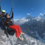 Chamonix Mont Blanc: Mountain Tandem Paragliding Flight Soaring Through The Graian Alps