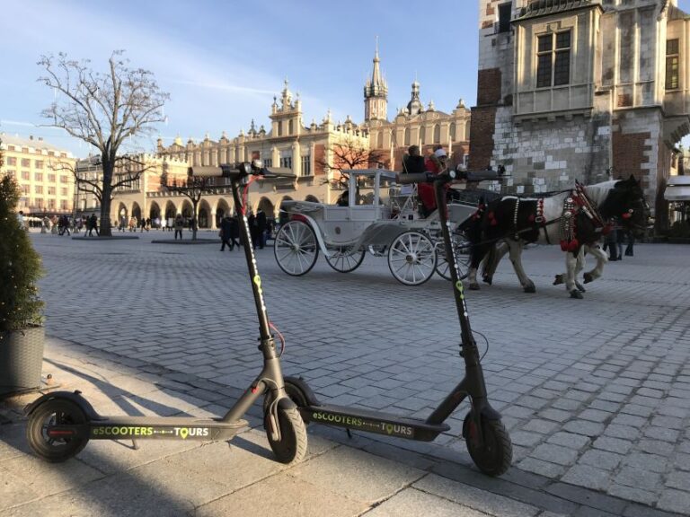 Electric Scooter Tour Krakow Tour Overview