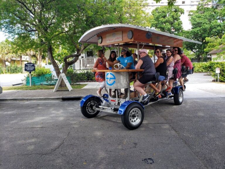 Fort Lauderdale: Party Bike Bar Crawl Activity Overview