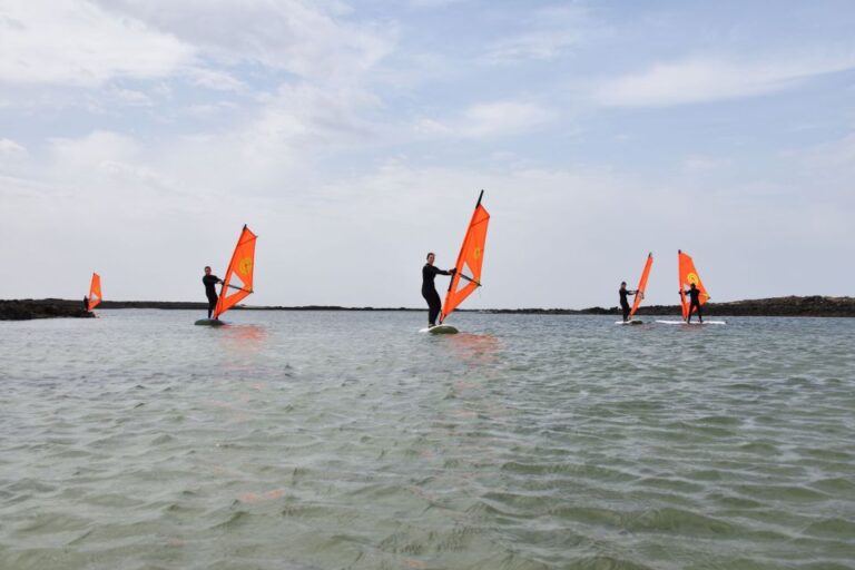 From Corralejo: Small Group Windsurfing Class In El Cotillo Activity Overview