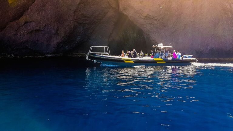 From Porticcio: Guided Scandola Nature Reserve Boat Tour Tour Duration And Group Size