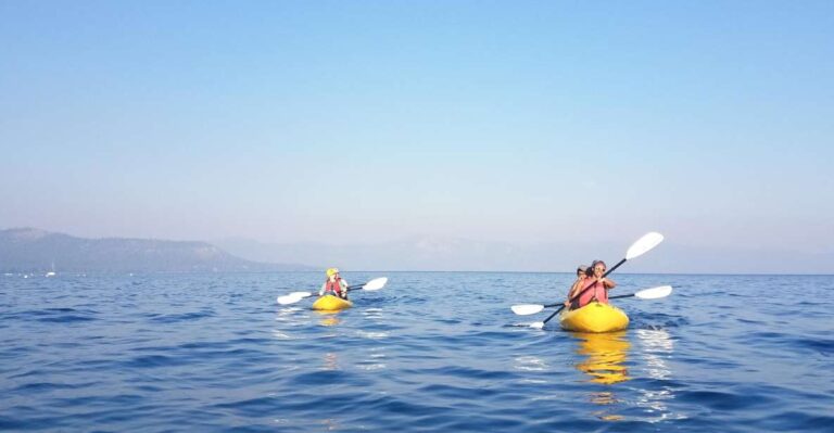 Lake Tahoe: North Shore Kayak Or Paddleboard Tour Tour Overview