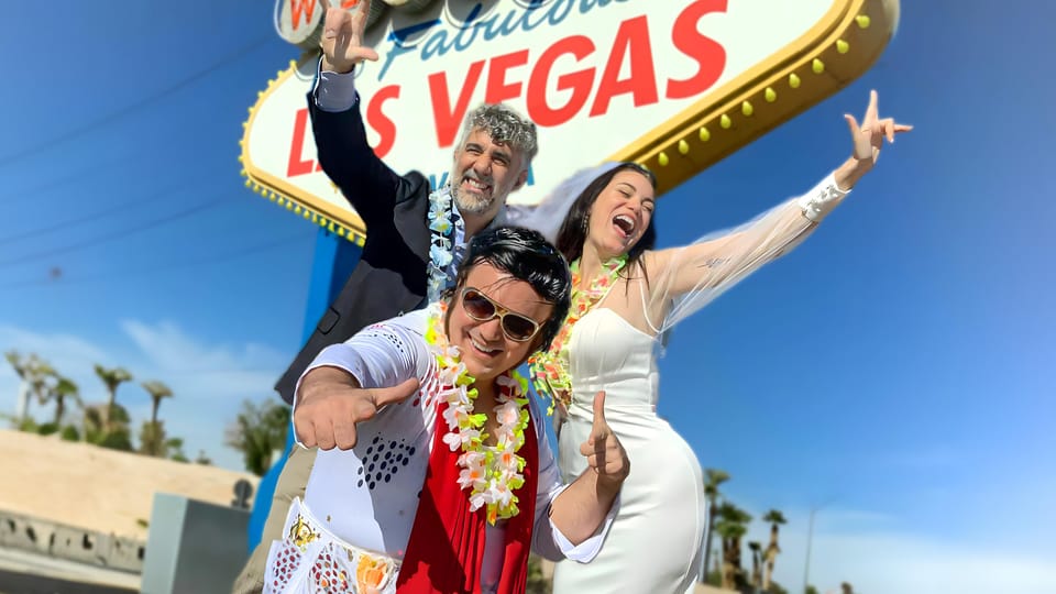 Las Vegas: Elvis Wedding With Las Vegas Sign Photos Included - Wedding Ceremony Details