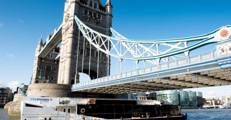 London: Westminster To Greenwich Single Cruise Ticket Activity Details