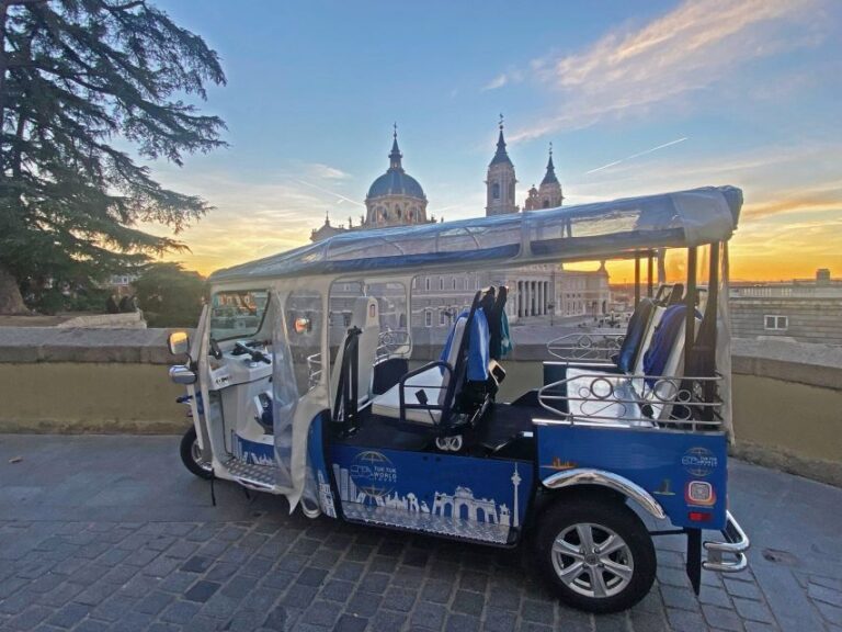 Madrid: Electric Tuk Tuk City Tour With Barrio De Las Letras Tour Overview And Pricing