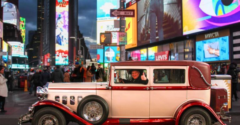 Nyc: Vintage Car Night Tour Tour Overview And Pricing