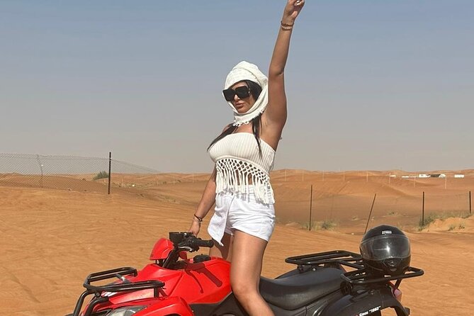 Red Dunes Sunset Desert Safari With Quad Bike Option & Camel Ride - Event Details