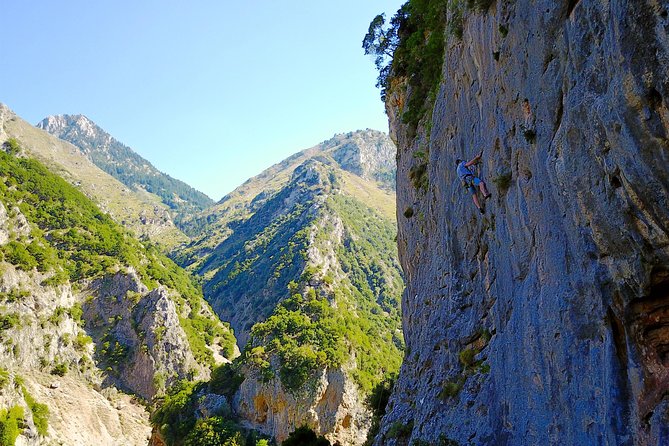 Rock Climbing at Lagada- Taygetos - Lagadas Stunning Landscape