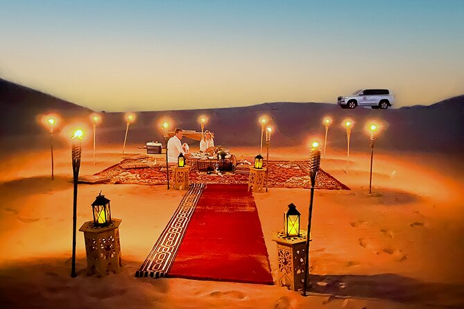 Romantic Private Dune Dinner Abu Dhabi - Overview of the Experience