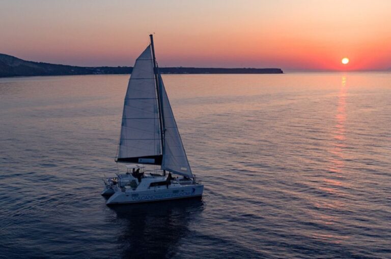 Santorini: Luxury Sunset Cruise With Dinner & Open Bar Overview And Pricing