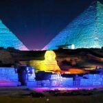 Sound And Light Show At Giza Pyramids Exploring The Giza Pyramids At Night