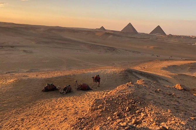 Sunset at Giza Pyramids by Camels - Inclusions