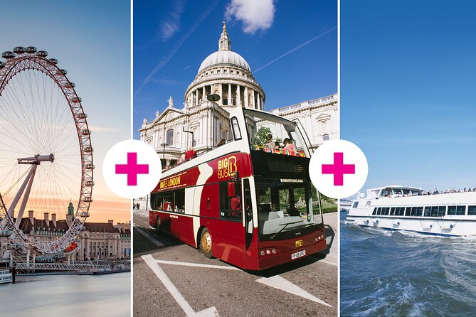 The Big Day Out - London Eye Ticket, London Hop-On Hop-Off Tour & River Cruise - Overview of the Package