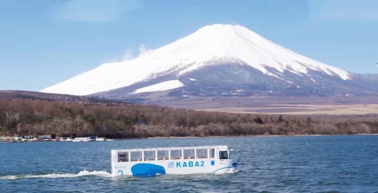 Tokyo: Mount Fuji Views & Kaba Amphibious Bus Day Tour (opt) Tour Overview And Pricing