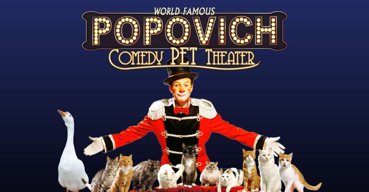 75-Minute Popovich Comedy Pet Theater in Las Vegas - Ticket Information