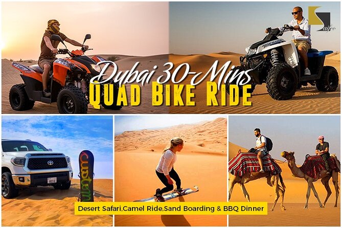 Dubai Quad Biking With Desert Safari - Thrilling ATV Ride Dubai - Quad Bike Ride and Dune Bashing