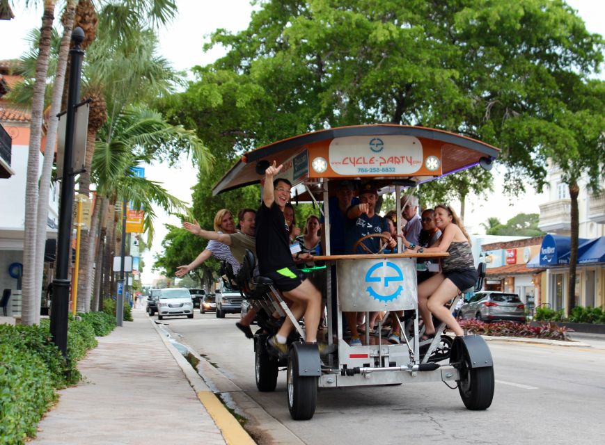 Fort Lauderdale: Party Bike Bar Crawl - Booking Details