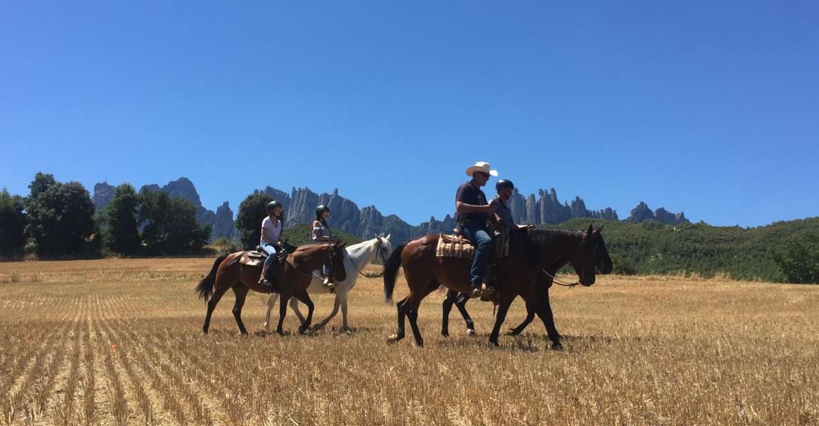 From Barcelona: Horseback Tour in Montserrat National Park - Itinerary Highlights