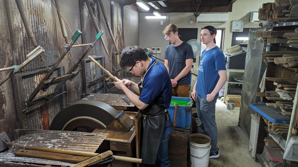 From Osaka: Sakai Knife Factory and Craft Walking Tour - Sweets and Crafts