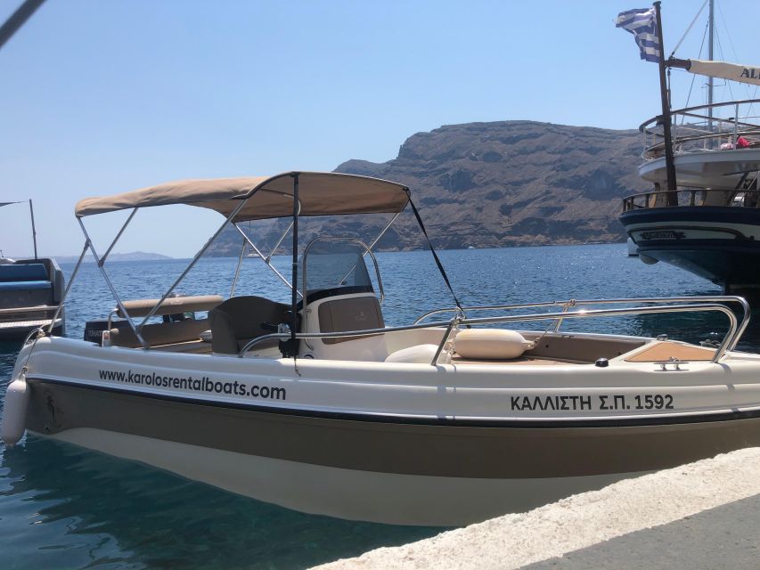 Karolos Rental Boats Santorini - Highlights of the Experience